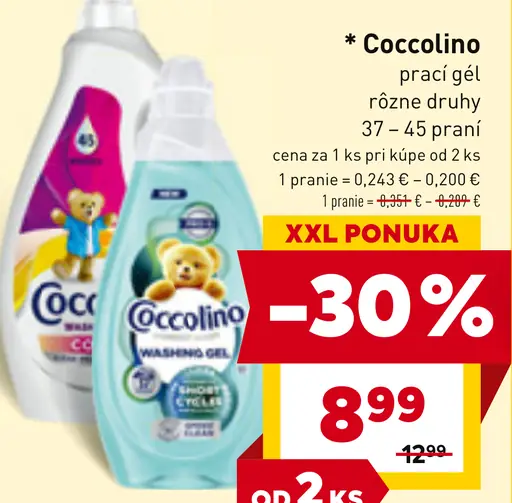 Coccolino prací gél