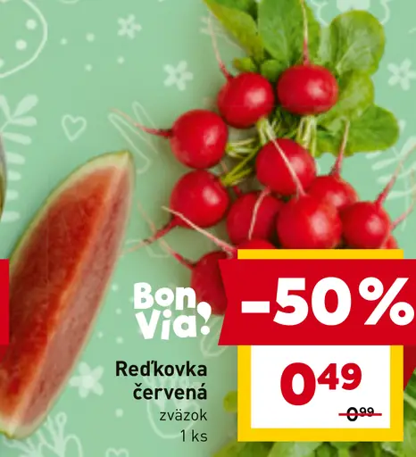 Reďkovka červená zväzok