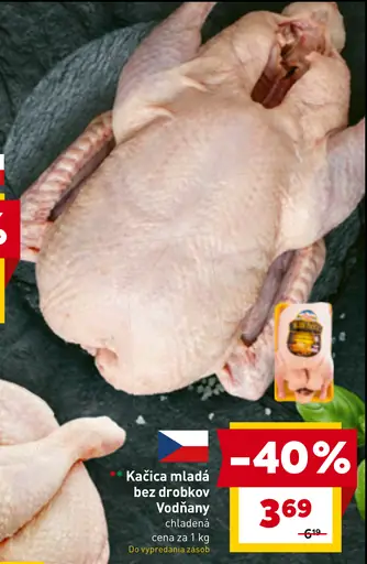 Kačica mladá bez drobkov Vodňany