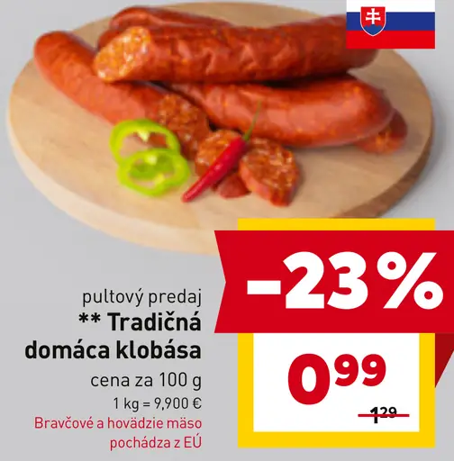 Tradičná domáca klobása