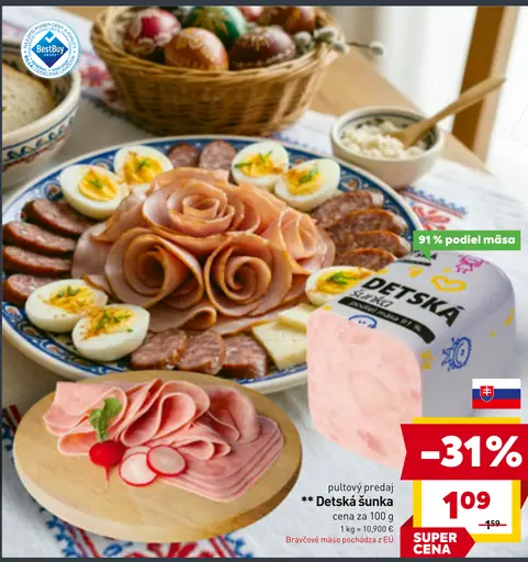 BILLA Detská šunka