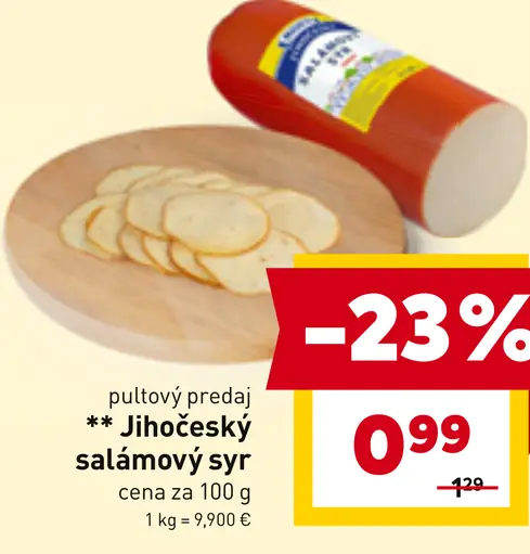 Jihočeský salámový syr