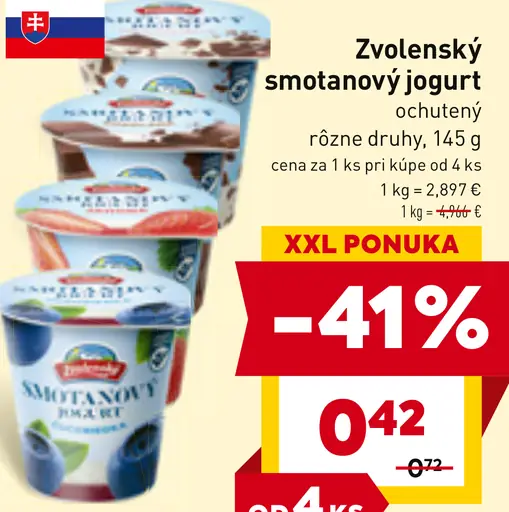 Zvolenský smotanový jogurt