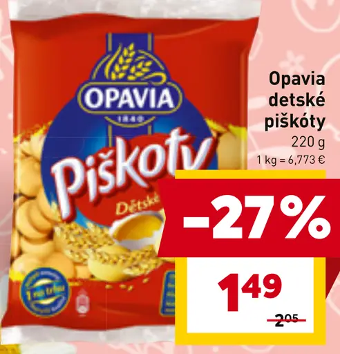 Opavia detské piškóty