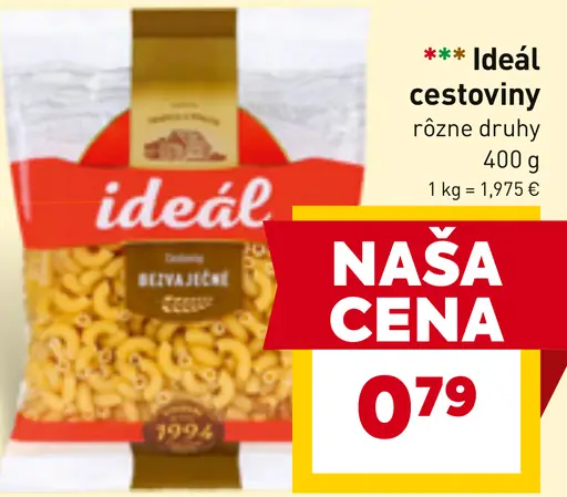 Ideál Cestoviny