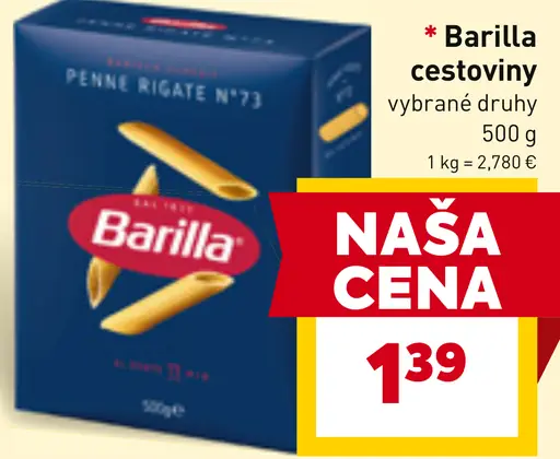 Barilla cestoviny