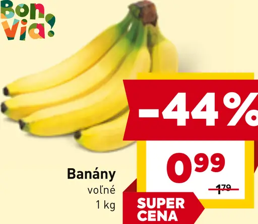 Bon Via banány voľné
