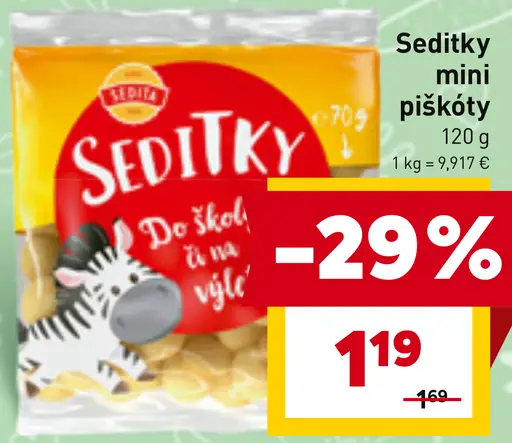 Sedita Seditky mini piškóty