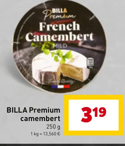 BILLA Premium camembert