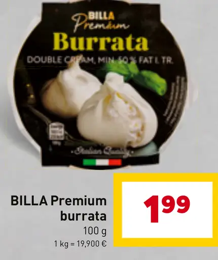 BILLA Premium burrata