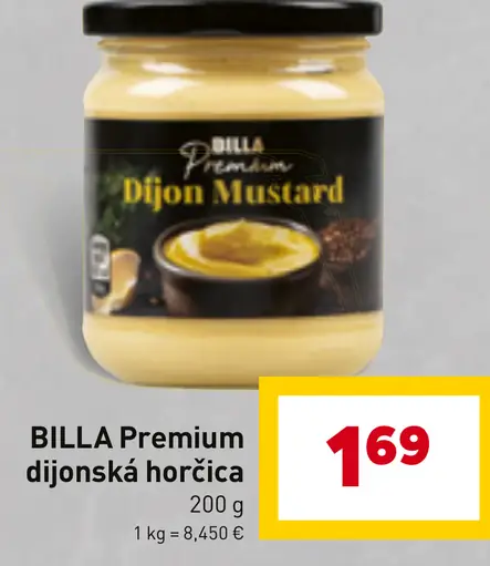 BILLA Premium dijonská horčica
