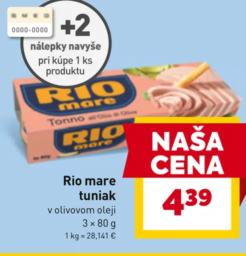 Rio Mare Tuniak v olivovom oleji