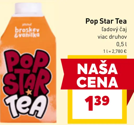 Pop Star Tea ľadový čaj