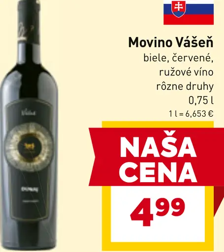 Movino Vášeň víno biele, červené, ružové rôzne druhy