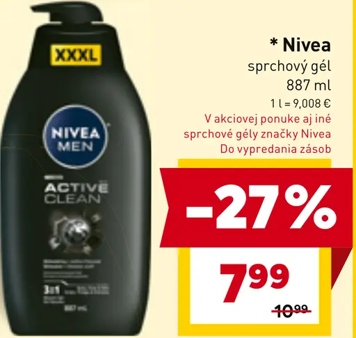 Nivea sprchový gél