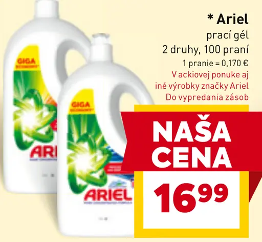 Ariel Prací gel