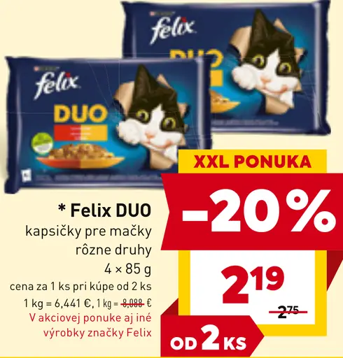 Felix kapsičky pre mačky