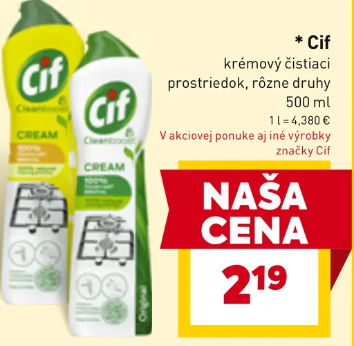 Cif krém čistiaci prostriedok