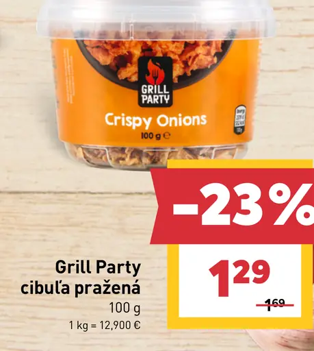 Grill Party cibuľa pražená