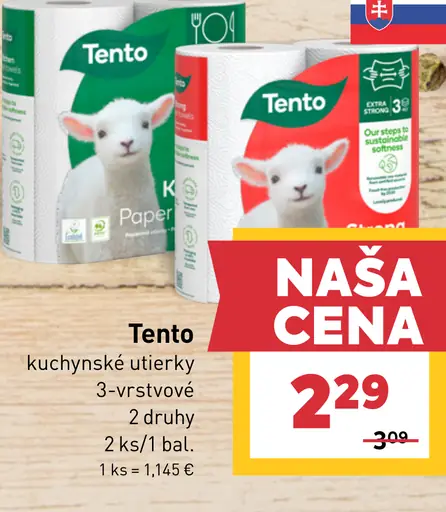 Tento kuchynské utierky 3-vrstvové