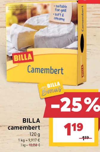 BILLA Camembert