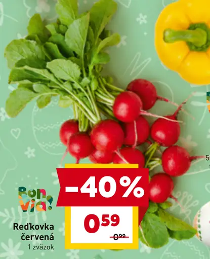 Reďkovka červená zväzok