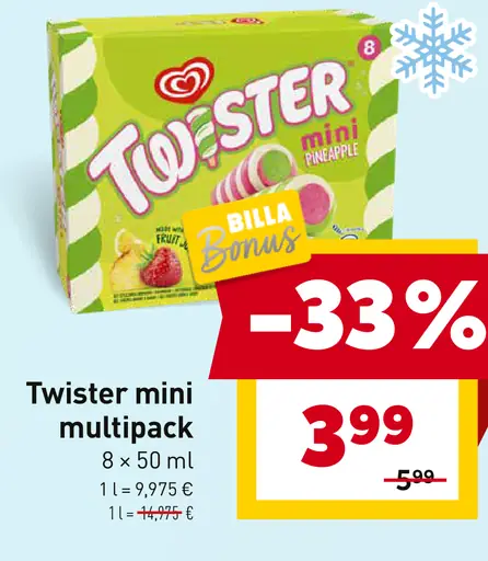 Twister mini multipack nanuky