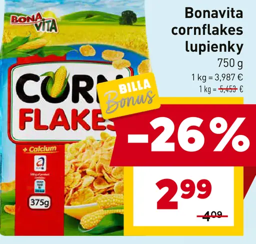 Bonavita cornflakes lupienky