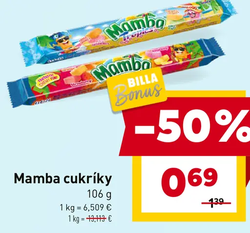 Mamba cukríky