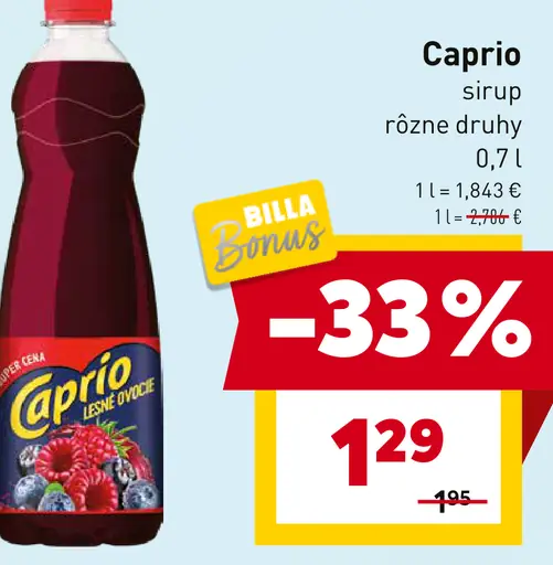 Caprio sirup