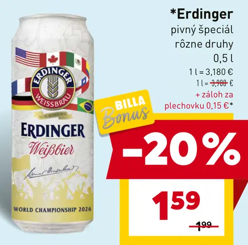 Erdinger pivný špeciál