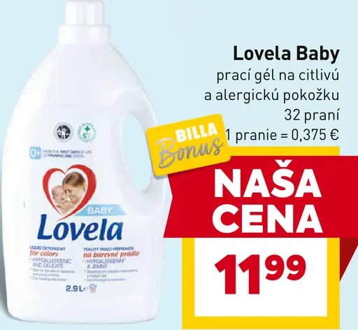 Lovela Baby prací gél na citlivú a alergickú pokožku