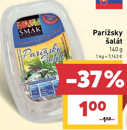 Smak Parížsky šalát