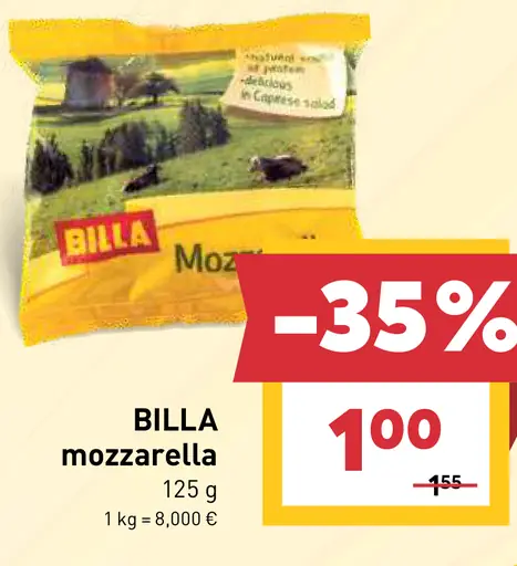 BILLA mozzarella