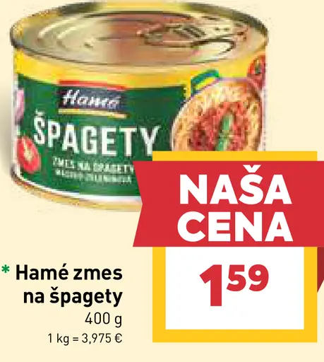 Hamé Zmes na špagety