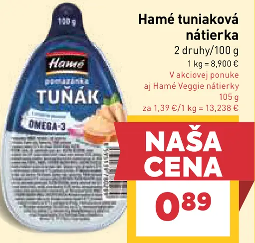 Hamé Tuniaková nátierka