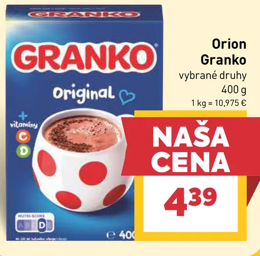 Orion Granko kakaový nápoj
