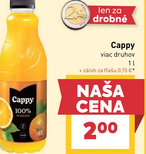 Cappy ovocný nápoj