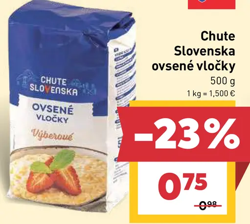 Chute Slovenska ovsené vločky