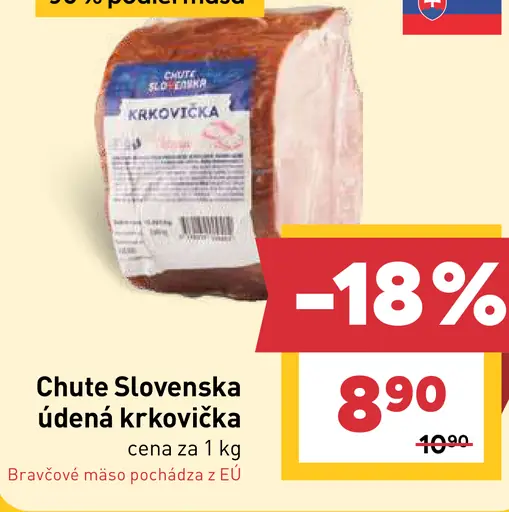 Chute Slovenska údená krkovička