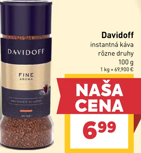 Davidoff Instantná káva