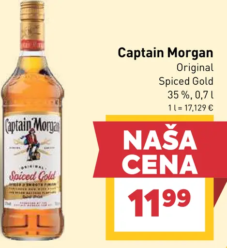 Captain Morgan Spiced Gold rum