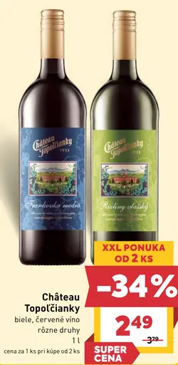 Château Topoľčianky víno