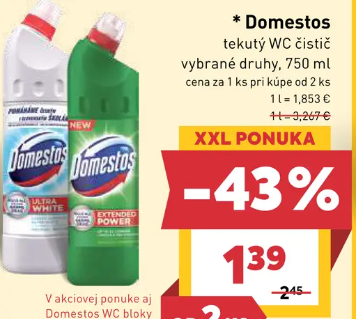 Domestos WC čistič