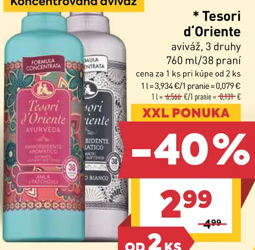 Tesori d'Oriente aviváž