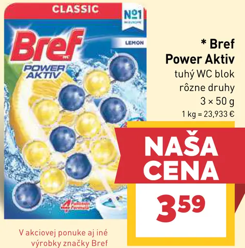 Bref Power Aktiv WC blok