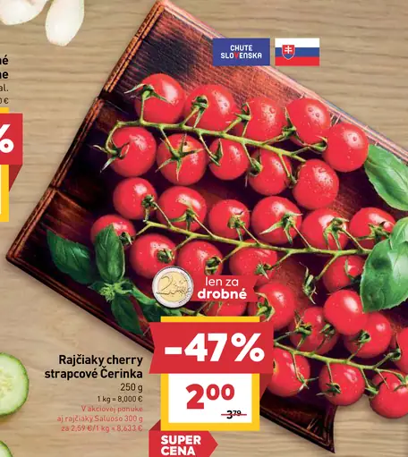 Rajčiaky cherry strapcové