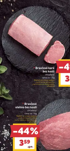 Bravčové karé bez kosti chladené