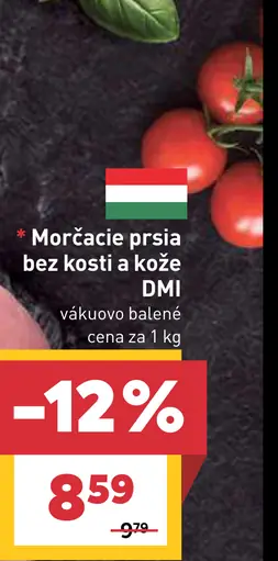 DMI morčacie prsia bez kosti a kože vákuovo balené