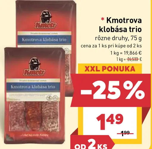 Kmotr Kmotrova klobása trio